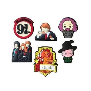 *NEW - 6-pcs* MAGICAL Harry Potter Shoe Charms for Your Crocs (Assort. E)